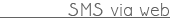 SMS via web